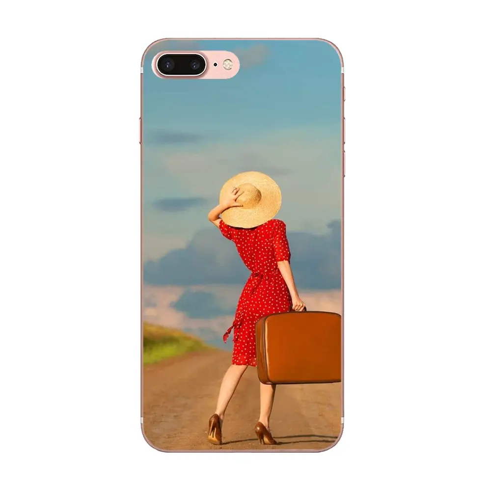 В продаже чехол для телефона Горячая Красивая девушка спереди и сзади тормозного