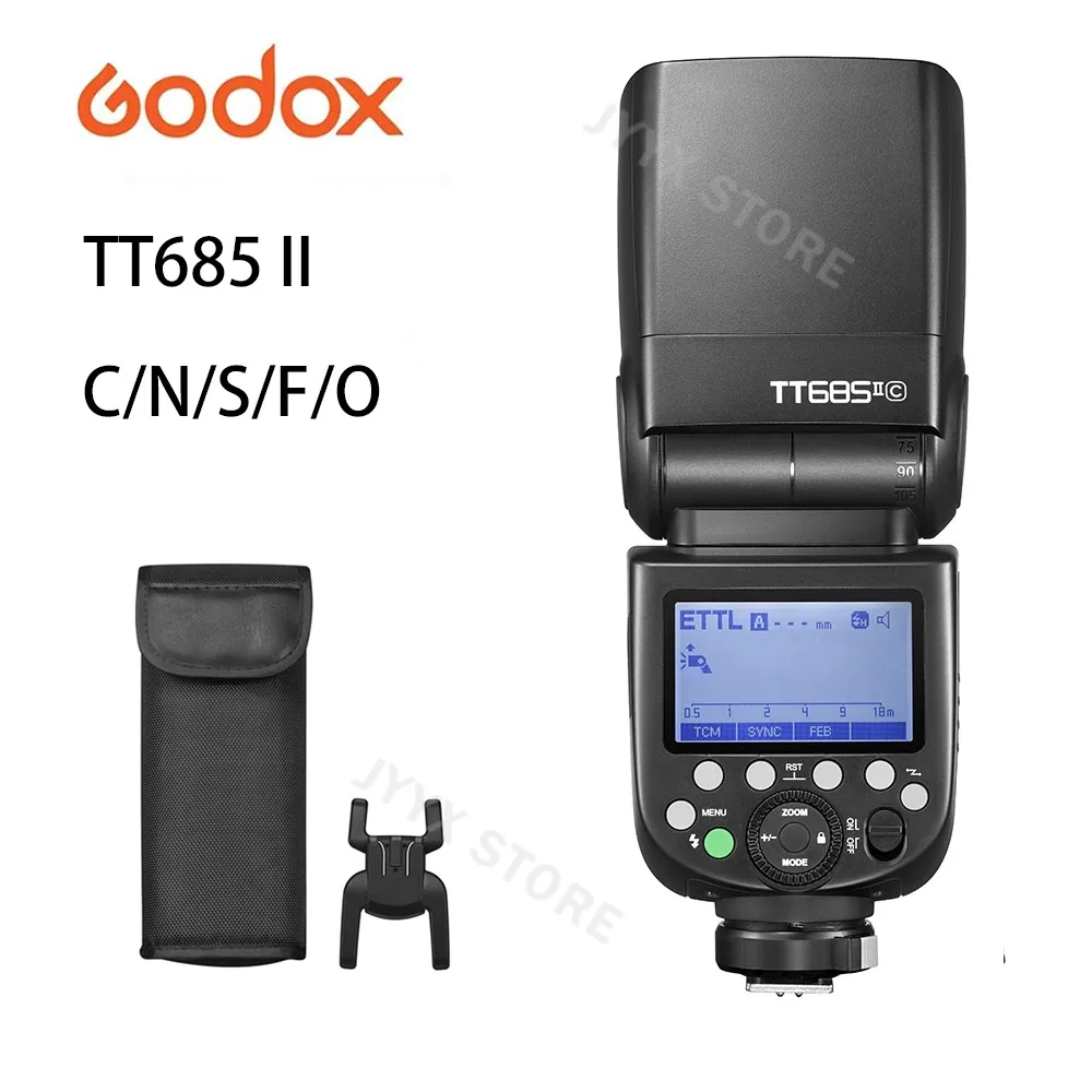 Вспышка для камеры Godox TT685II TT685 II TTL HSS Speedlite 2 4G Беспроводная система X камер Canon Nikon