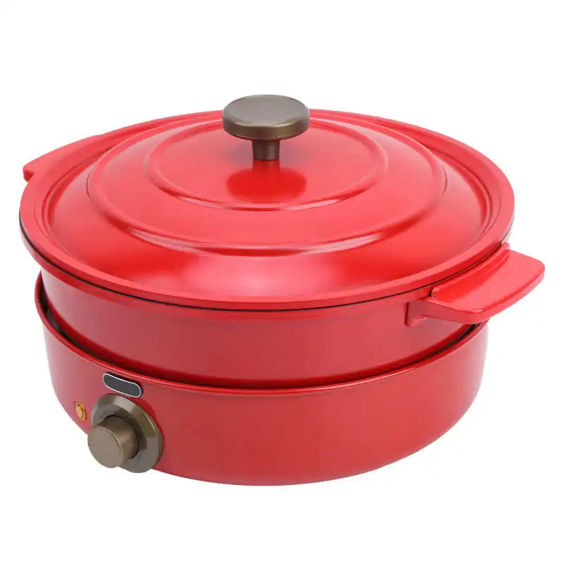 multifunction cooking pot electric fryingroasting pot cooker for frying grilling hot pot w host home kitchen cookware au 220v free global shipping
