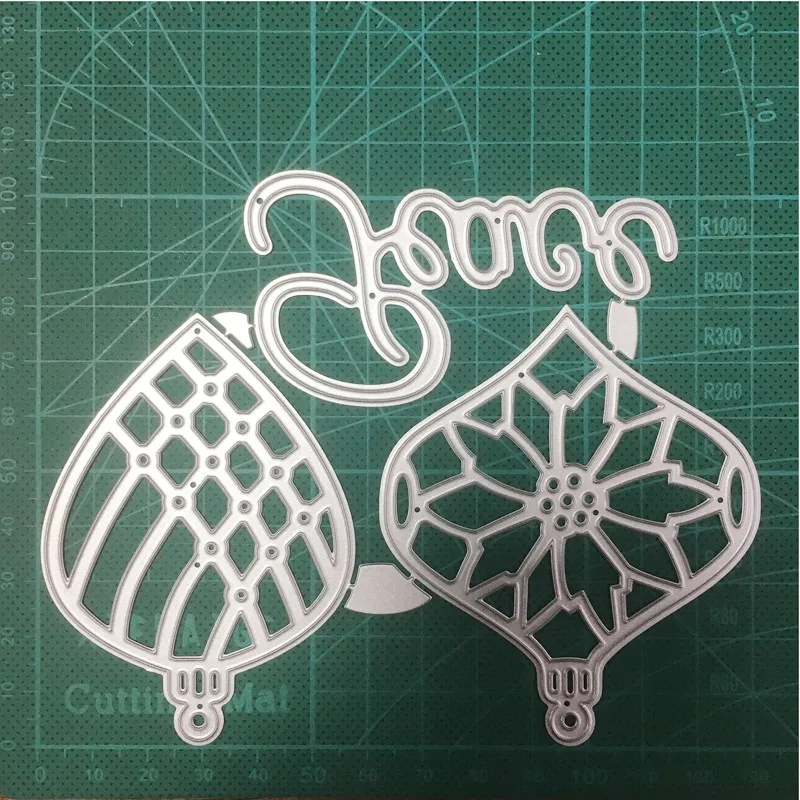 

Christmas Ornament Pendant Metal Cutting Dies 2020 New Stencil dies DIY Scrapbooking dies Embossing Paper Card Making Craft dies
