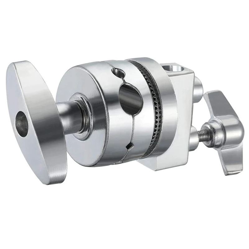 

Multi Functional Heavy Duty 2.5 Inch Grip Head Swivel Head Holder Mounting Adapter for Light Stand C-Light Stand