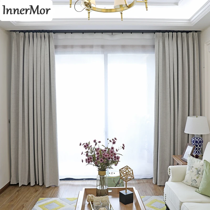 Innermor термо занавеска для спальни 100% светонепроницаемые занавески гостиной из