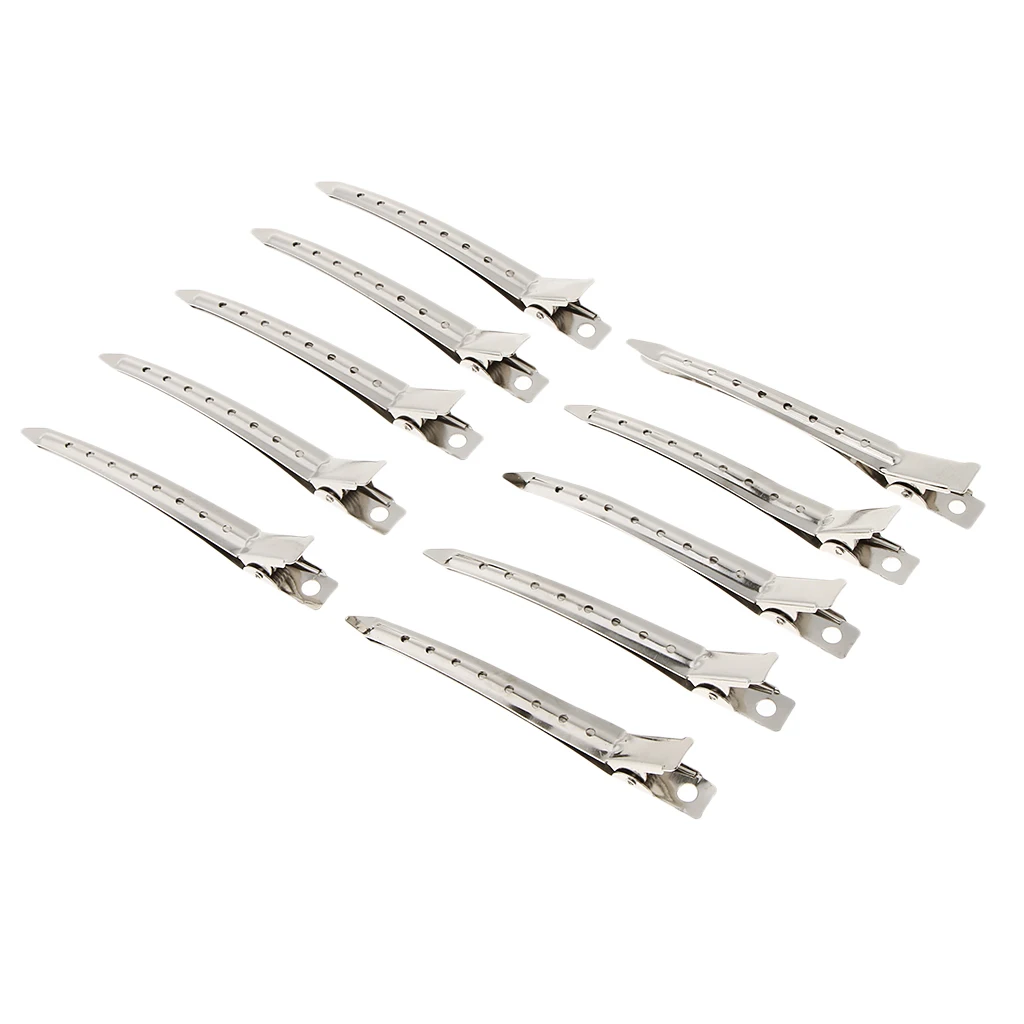 10x Duck Bill Hair Clips Grips Slide Pin Accessories Alligator DIY Tools 9cm |