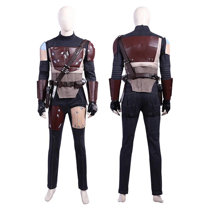 Adult Halloween Star Superhero Suit Cosplay Wars Costume Outfit Party Full Props Suit