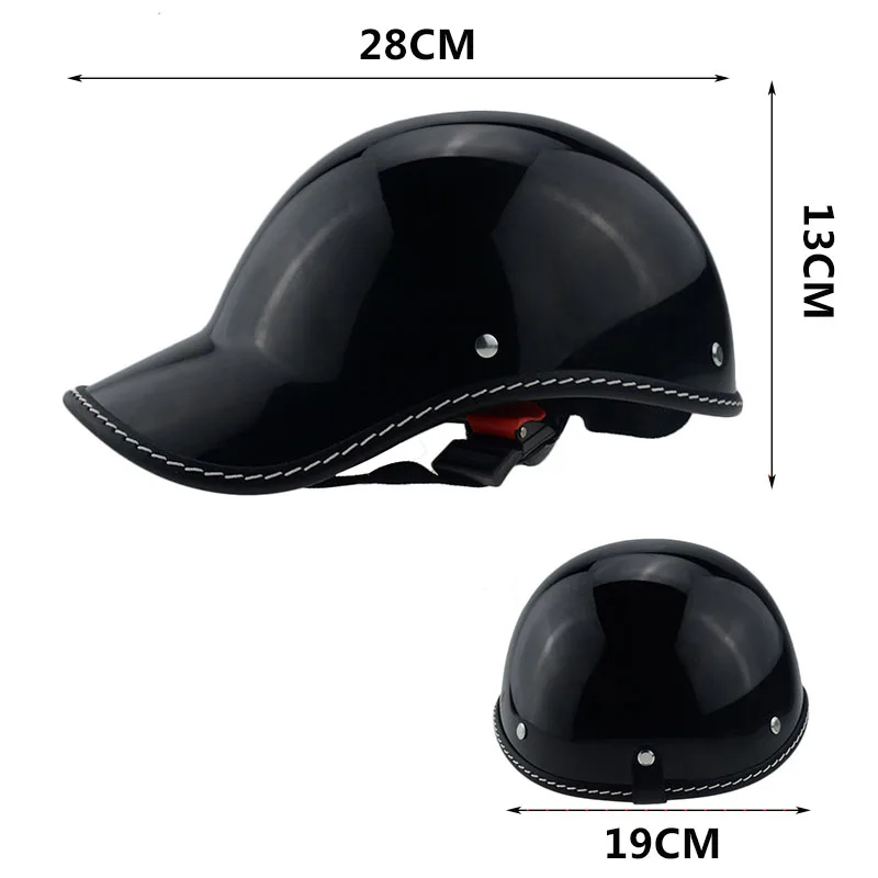 1 шт. Винтажная летняя мотоциклетная шапка на пол лица для мужчин и женщин