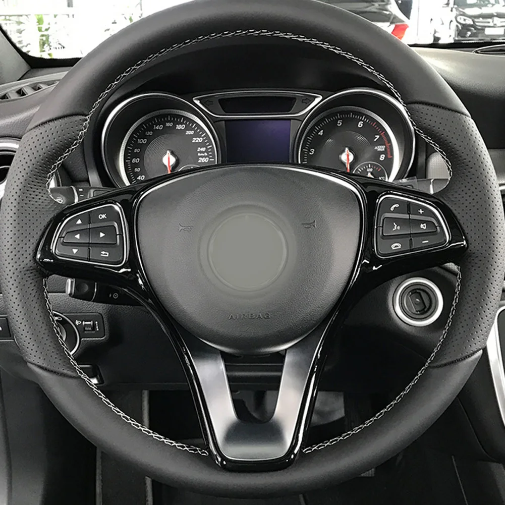 Для Mercedes Benz A B C E GLA CLA GLC GLS GLE V Class W176 W246 W205 W213 W117 C117 X156 X253 W447 Обшивка Рамы рулевого