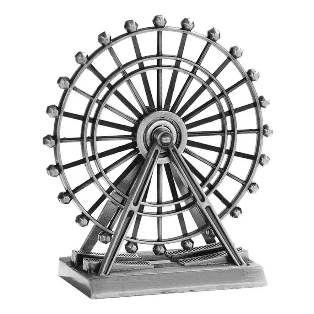

Retro The London Eye Creative Metal Ferris Wheel Ornament Home Desk Decor Gift