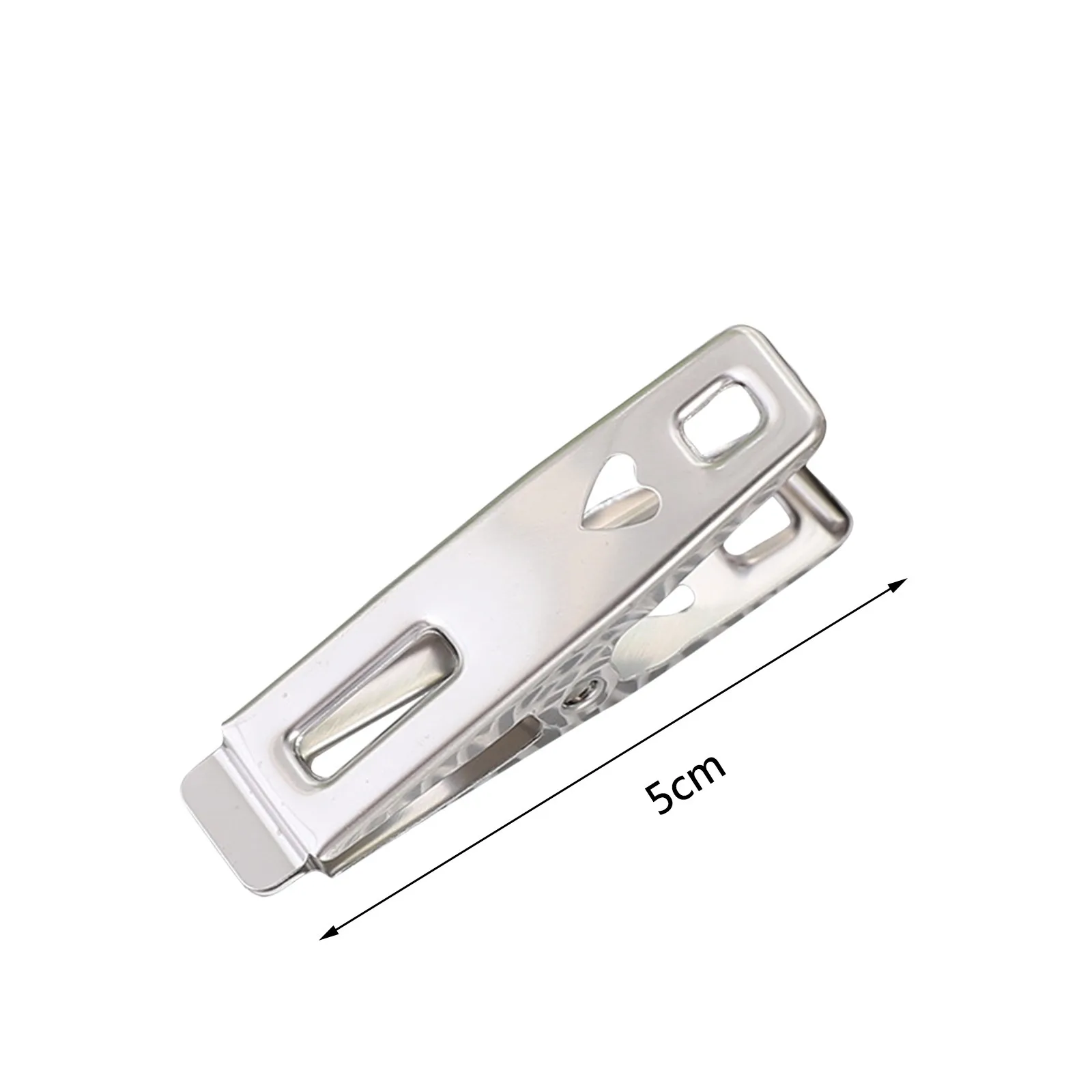 

10 pieces of multi-purpose stainless steel clips clothespins pin clips clothespins airtight clips household clothespins