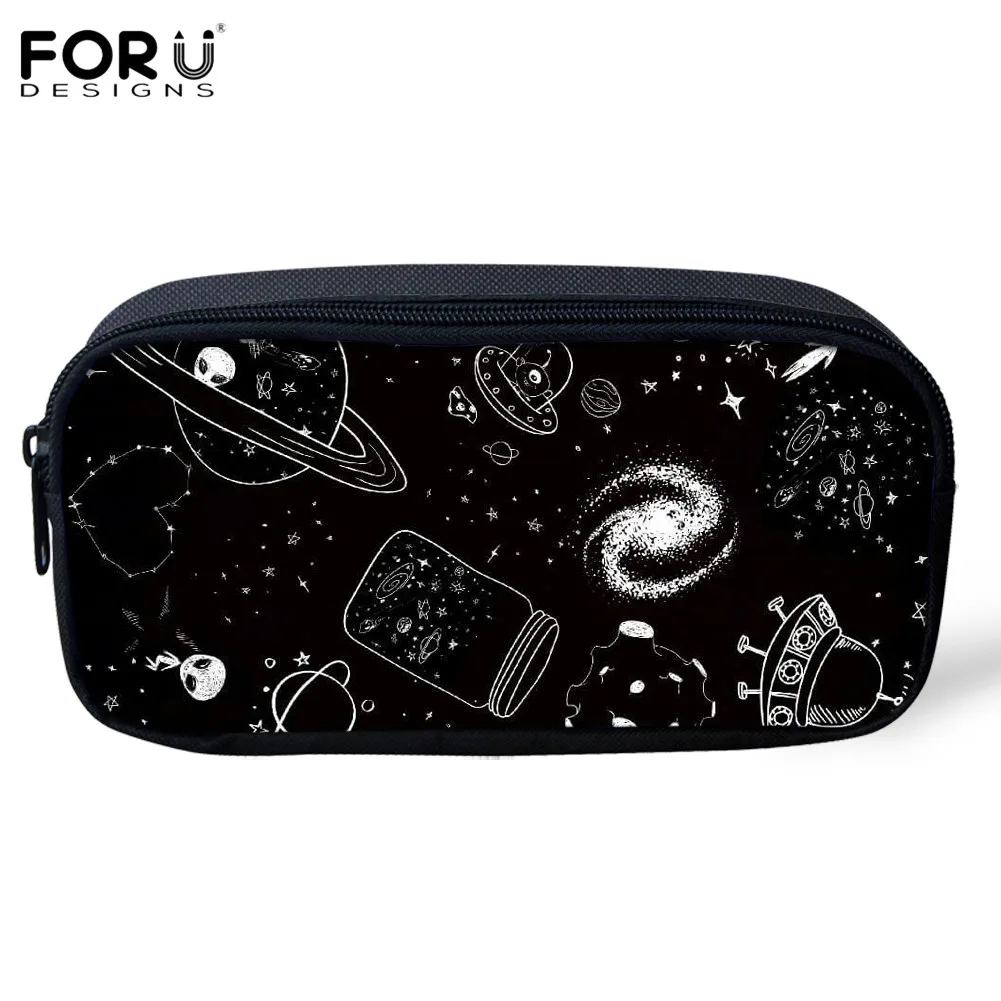 FORUDESIGN/Outerspace Прохладный Млечного Пути Картины для дети молния карандаш Чехол для мальчиков Школьные Рюкзаки Большая Ёмкость ручка сумка для хранения коробок - Цвет: 8