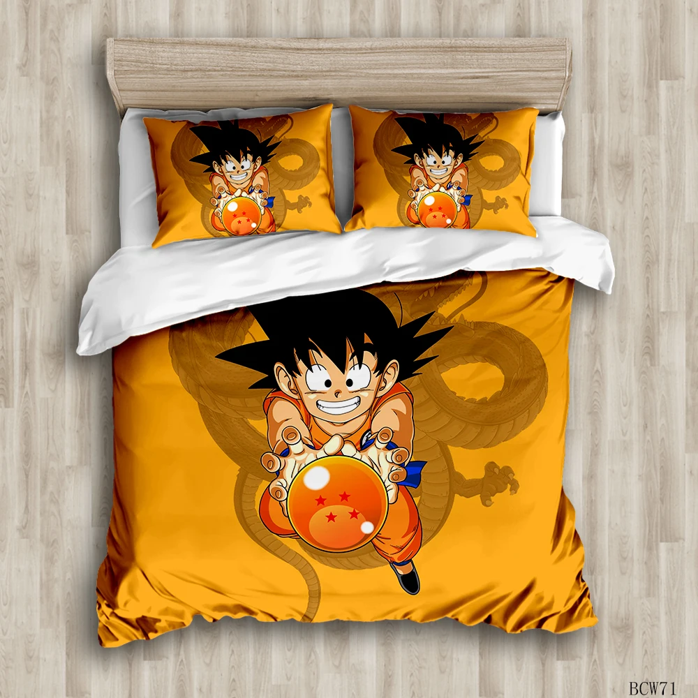 

Cartoon Bedding Set Monkey King Anime Duvet Cover Sets Comforter Bed Linen Twin Queen Single Size Fashion Boys Gift Home Decor
