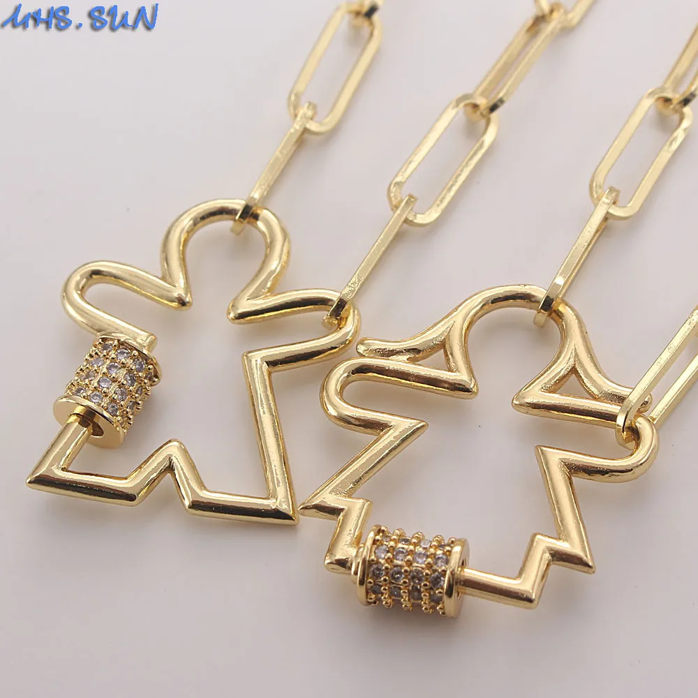 MHS.SUN Винтажный дизайн Мозаичные подвески из циркона, массивное ожерелье моды AAA CZ, шармы для женщин/девочек, различные украшения.