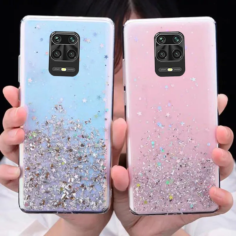Блестящий Мягкий чехол для Xiaomi mi 10 A3 Lite Redmi Note 9 PRO 9S Note9S 6 6A 7 7A NOTE 8 8T K30 K20 4X 5 Pro F1