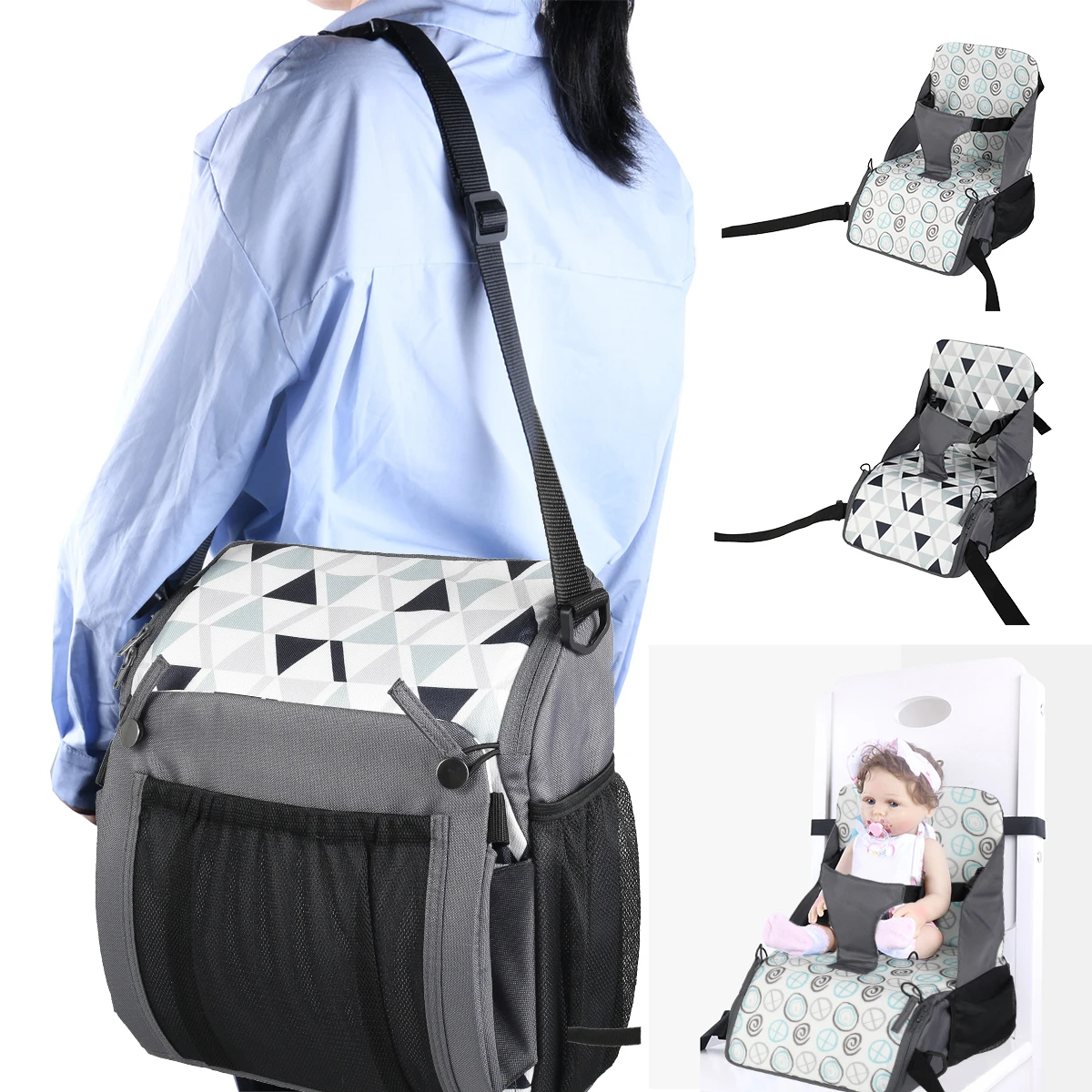 

Детское обеденное кресло, Подушка-усилитель, мультяшный детский высокий стул, Подушка для стула, детская коляска, увеличивающий рост стула