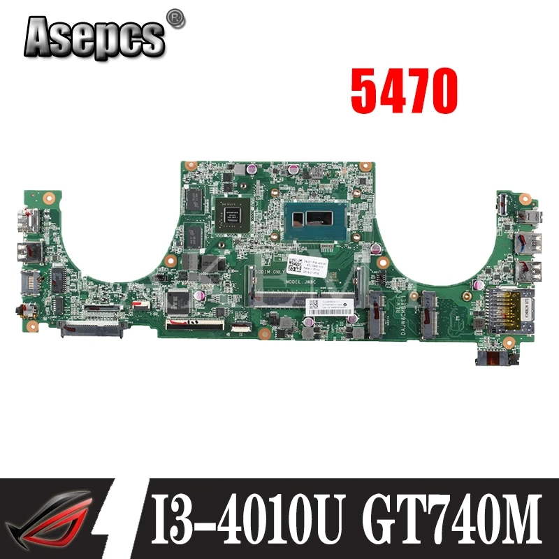 DAJW8CMB8E1 14 5470 Laptop motherboard For DELL Vostro original mainboard I3 4010U GT740M|Материнские платы| |