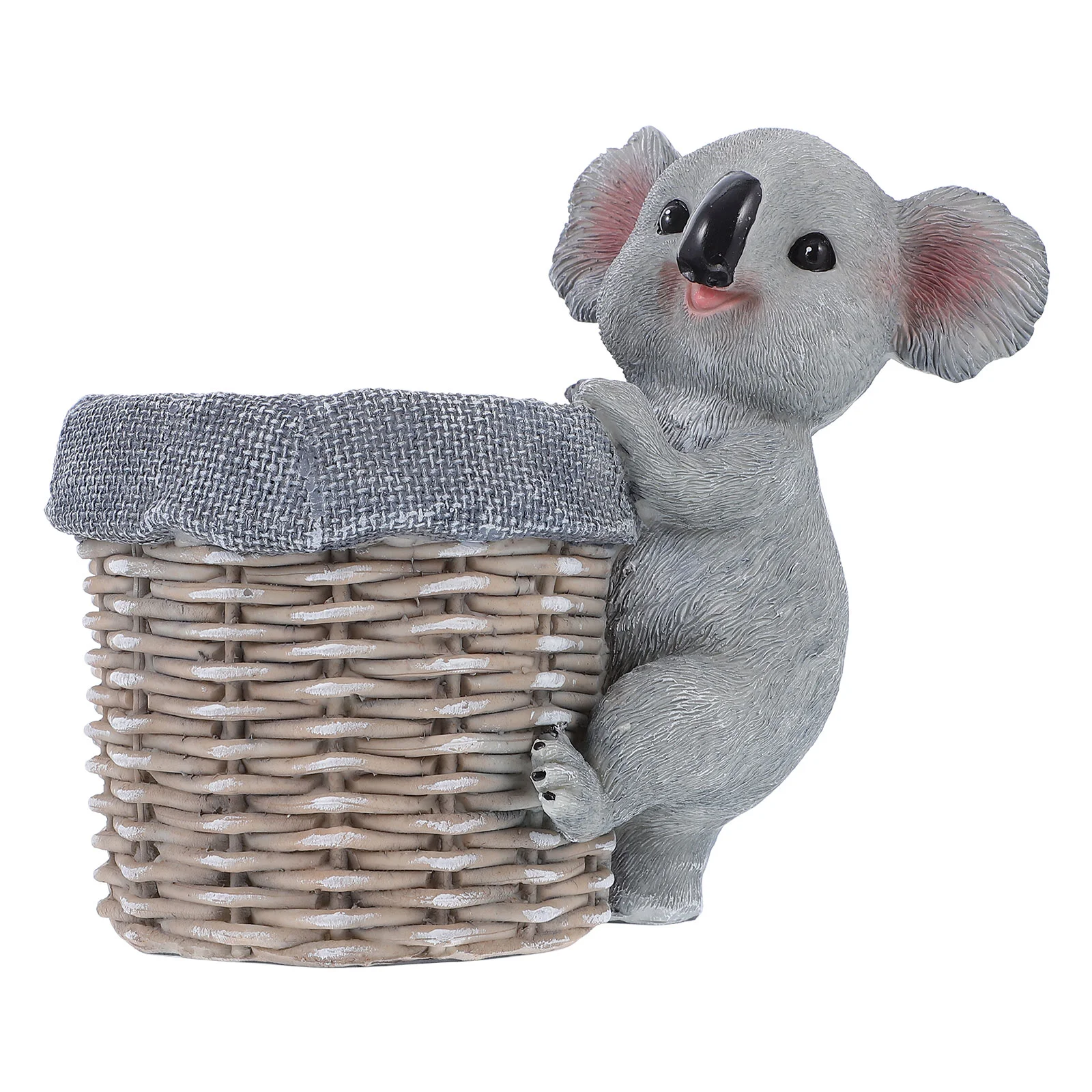 

1Pc Household Decorative Storage Bucket Animal Shape Desktop Adornment