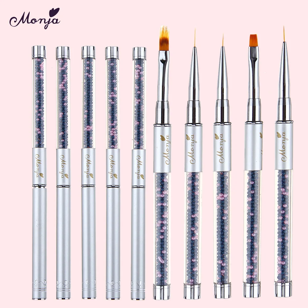 

5 Types /Set Nail Art Design Dotting Painting Drawing Brush Pen Tool Mixed-color Pearl Nail Manicure Art Pens Set Supplies