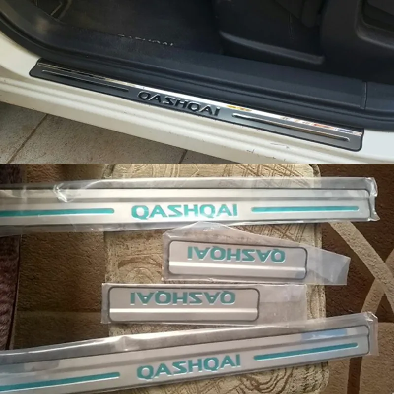 Стайлинг автомобиля для Qashqai J10 2007 2013 Высококачественная Накладка на порог из