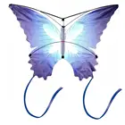 Красивый чехол с изображением синей бабочки кайт Творческий 3D кайт с хвостом в кайт возможностью погружения на глубину до 30 м спортивные подарок для детей и взрослых линия игрушка для улицы, летняя спортивная одежда для детей
