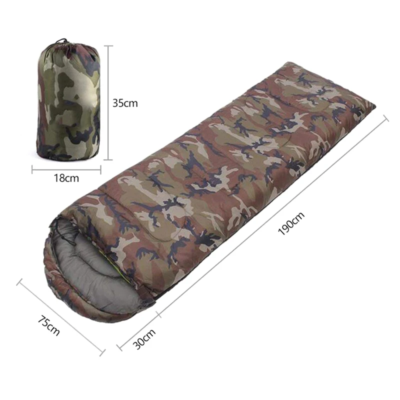 Популярный спальный мешок AD-Outdoor портативный легкий теплый мешок-конверт для