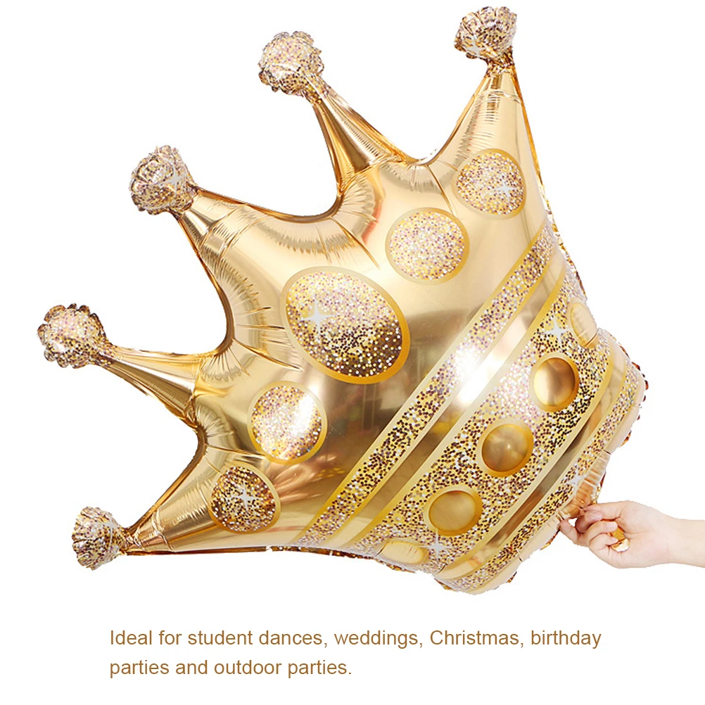 5 шт. большая золотая корона фольгированный воздушный шар Bar King украшение для