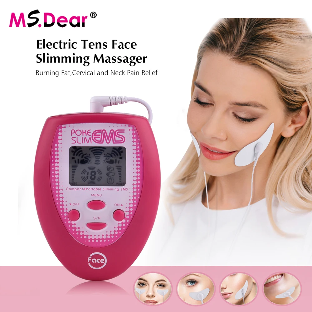 Электрический массаж для похудения Массажер лица V-лицевая сторона тренер