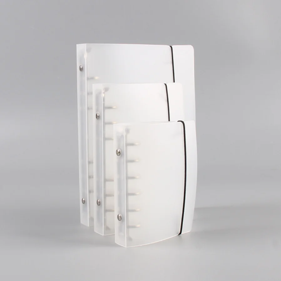 Mrosaa PP папка с зажимом для файлов прозрачный цвет пластик блокнот пуля журнал