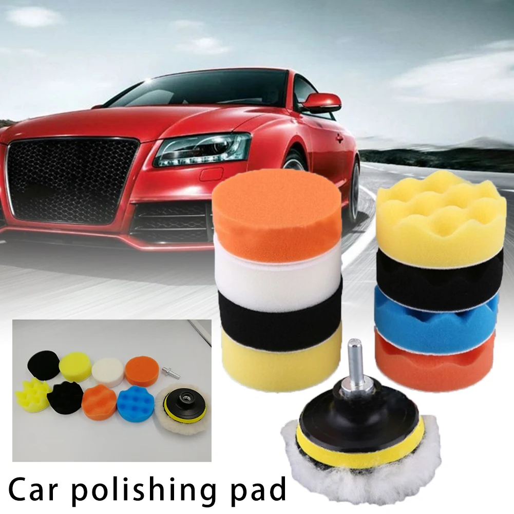 

3-дюймовая пленка/10 шт. диск автомобильного полировщика для M10 резьбовые инструменты Автомобильная полировальная подушка набор с полировал...