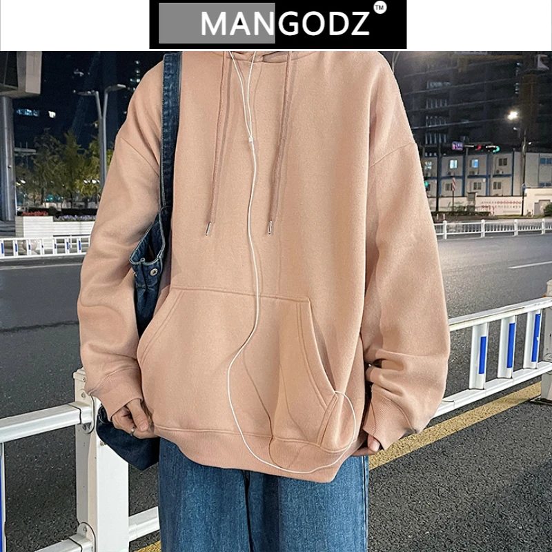 

Свободный Мужской пуловер с капюшоном, Новинка осени 2020, повседневная мужская толстовка, корейские винтажные свитшоты, одежда для пар, улич...