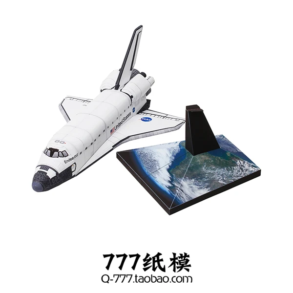 

Space Shuttle Orbiter Fine Edition Space Aerospace Technology 3D Paper Model DIY Handmade Children Adult Educational Toys