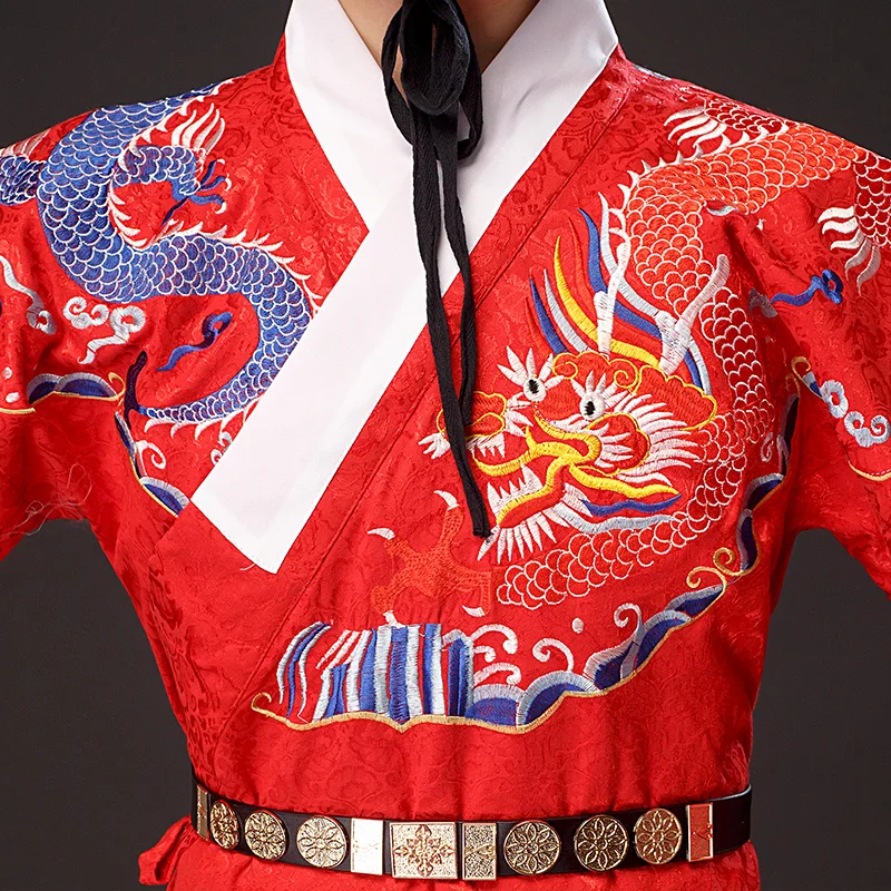 Wushu Косплей ханьфу для мужчин династия Мин вышивка Jinyiwei Униформа летающие рыбы