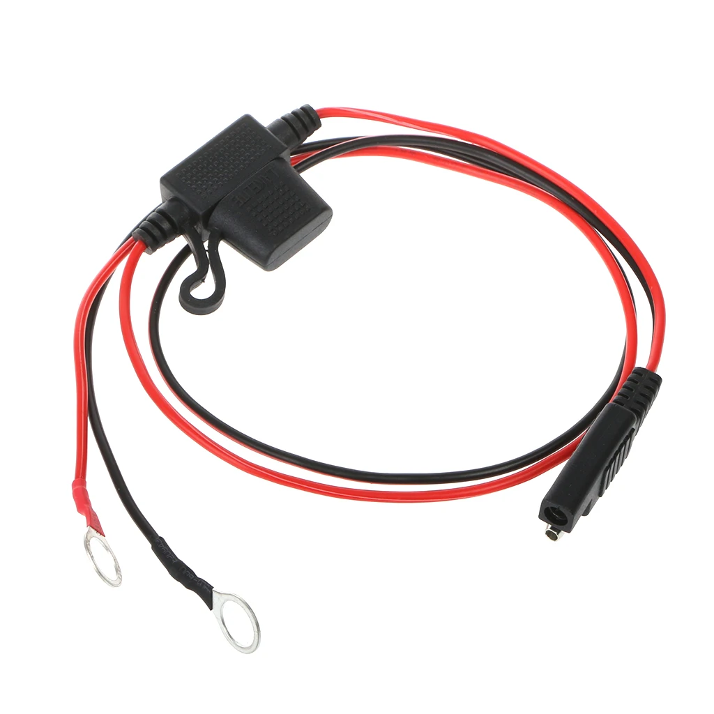 

Hot Selling 12V Motorcycle Battery Charger Terminal Ring Connector Cable Output Connecting