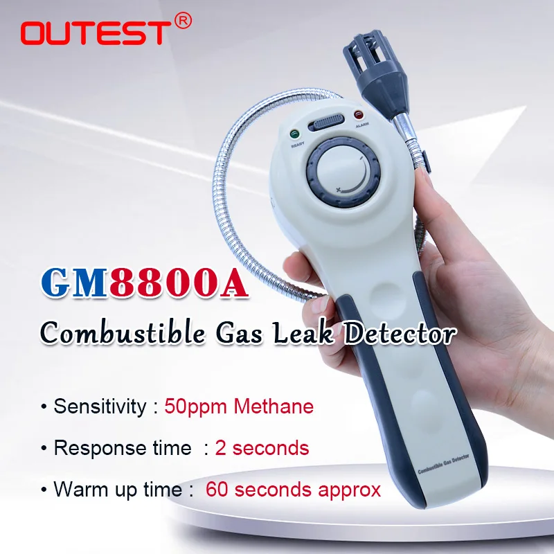 Портативный ручной тестер газа GM8800A оригинальный измеритель Утечки метана