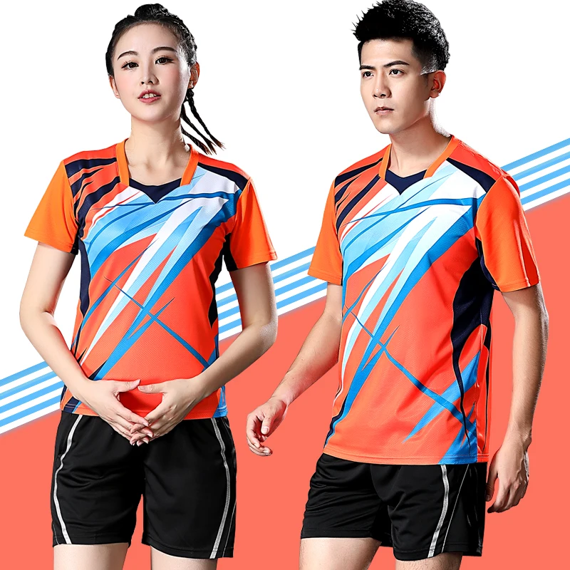 Tennis T-Shirt For Women , Men Tennis Tee Shirts Sportwear , Girls Badminton Shirt Short , Children Ping Pong Training Jerseys