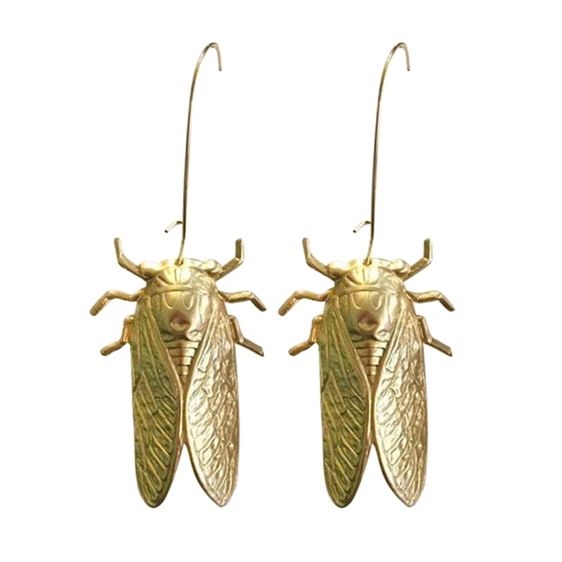 Новый дизайн Цикада Большой Жук серьги природа исследование викторианская