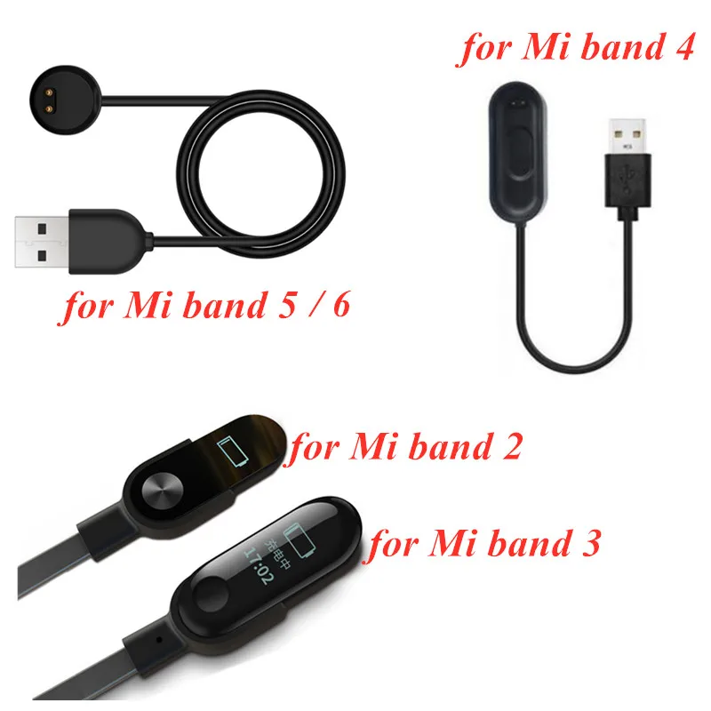 Зарядное устройство usb адаптер для Xiaomi Mi Band 5 4 Miband 3 2 умный Браслет band зарядный