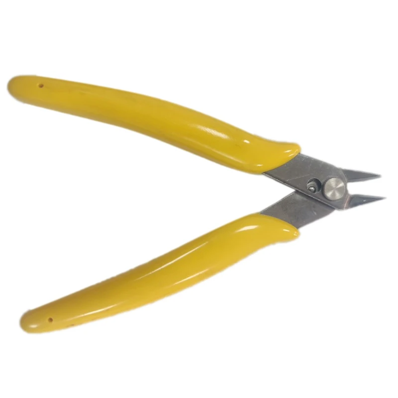 

10Pcs 5 Color Wire Flush Cutter Internal Spring 5 Inch Precision Electronic Mini Shear Wire Cutters Wire Cutting Pliers