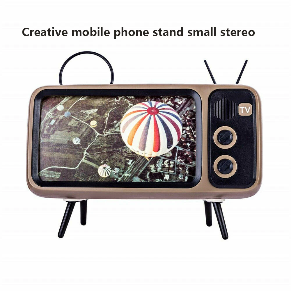 Новинка 2020 популярная портативная мини аудиоколонка в стиле ретро Беспроводная