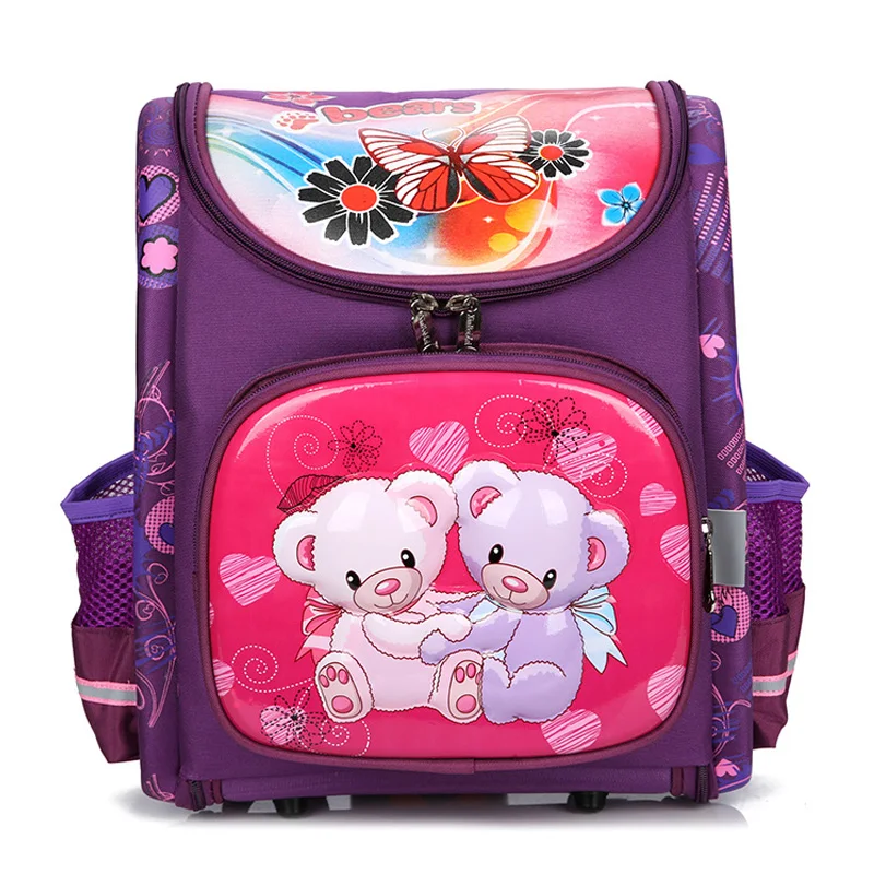 Ортопедические детские школьные рюкзаки для девочек рюкзак с рисунком бабочки