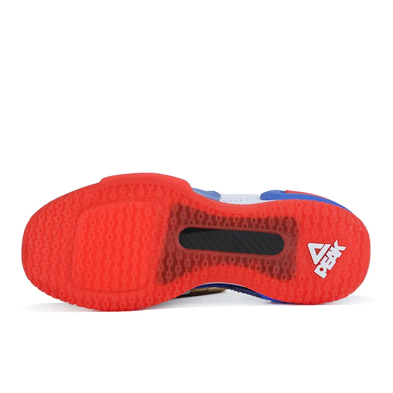 PEAK Flash 2 Basketball Shoes Lou Williams Sneakers Asymmetry Color Design Wearable Non-slip Rubber Outsole Gym Train Cushioning