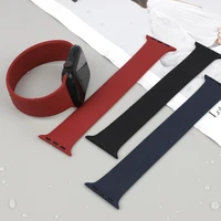 silicone loop strap for iwatch replacement watch strap for apple watch series 4 3 2 1 38mm 42mm 40mm 44mm