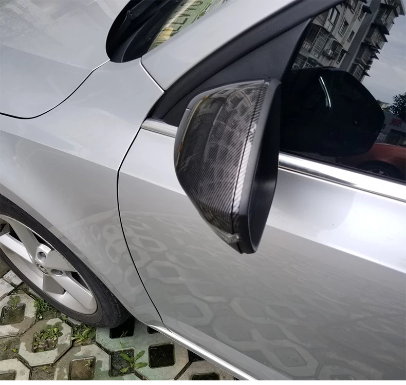 Зеркало заднего вида корпус для- Skoda Octavia дверь боковое крыло зеркало заднего вида заменить оригинальное покрытие отделка автомобиля Стайлинг