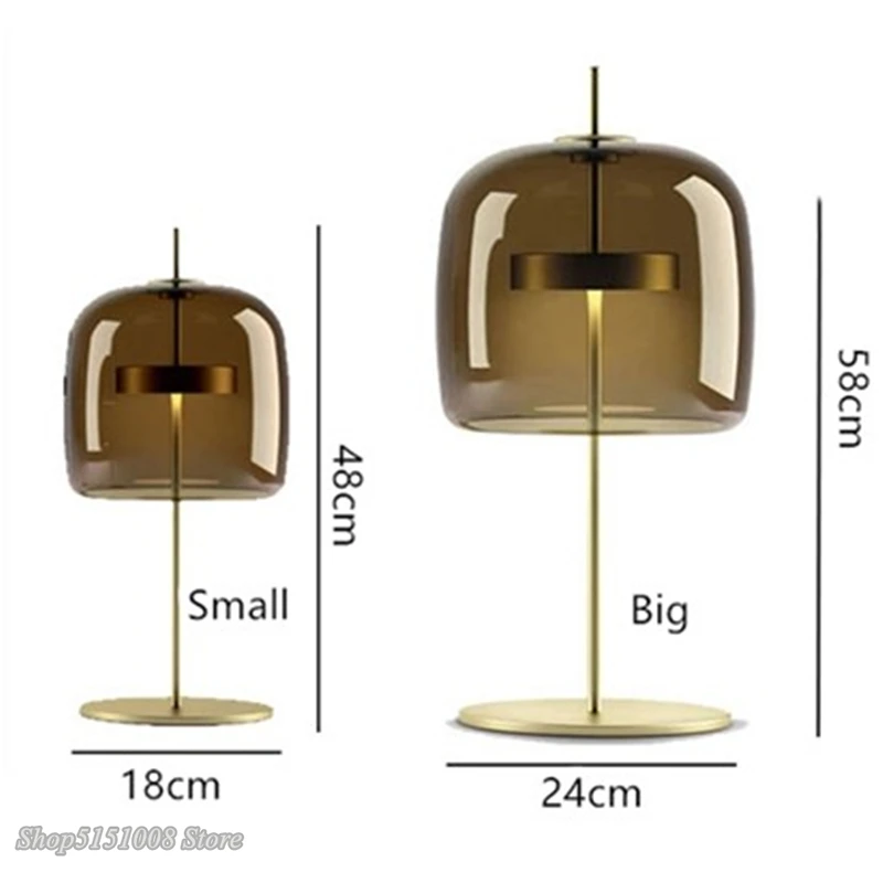 

Modern Led Table Lamp Designer Glass Table light For Living Room Bedroom Study Desk Light Nordic Home Decor Bedside Lamp Fixture