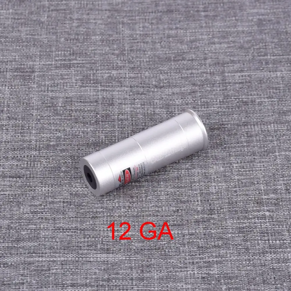 Тактический картридж без аккумулятора Красный лазерный прицел с калибровкой 12GA