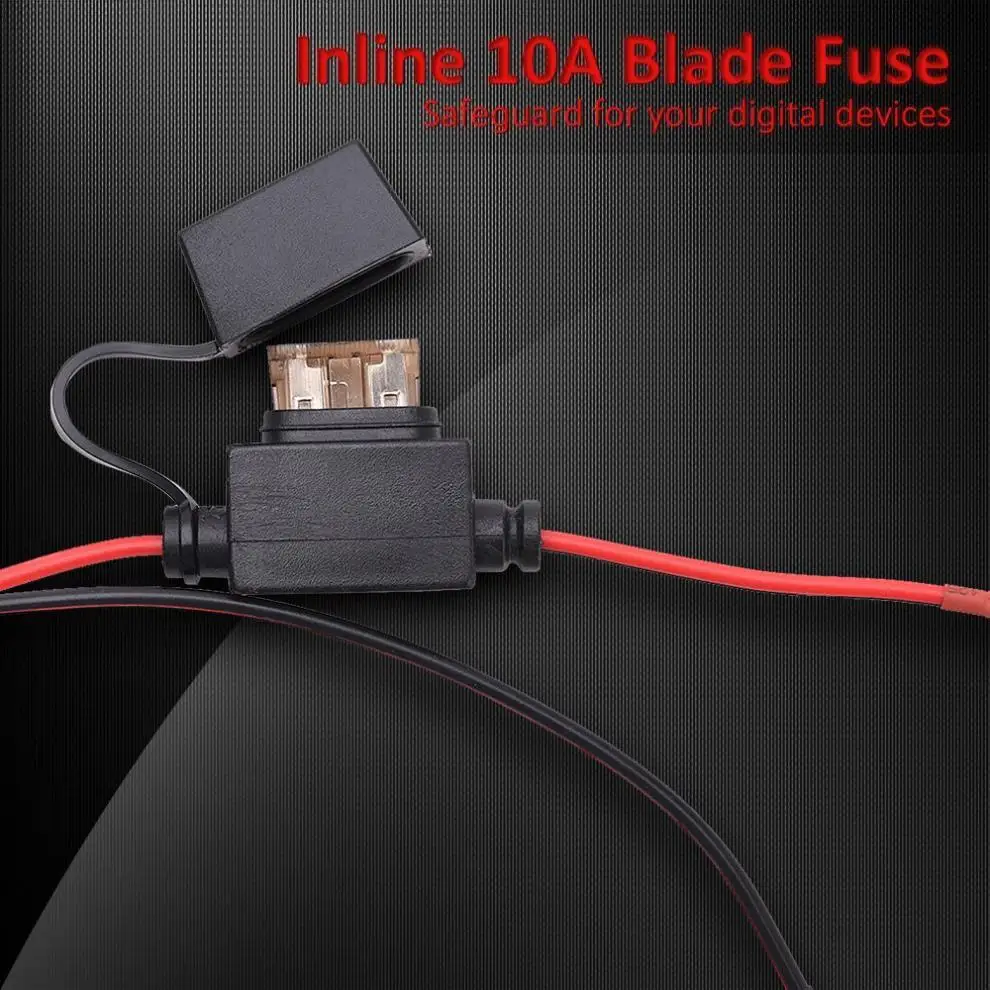 12 В водонепроницаемый мотоцикл SAE к USB телефон gps MP4 зарядное устройство кабель адаптер мотоцикл Встроенный предохранитель источник питания