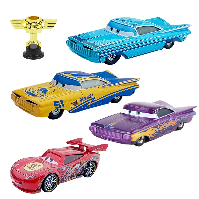 

Disney Pixar Cars 2 3 Lightning McQueen Mater Jackson Storm Ramirez Ramone 1:55 Diecast Vehicle Metal Alloy Boys Kids Toys Gift