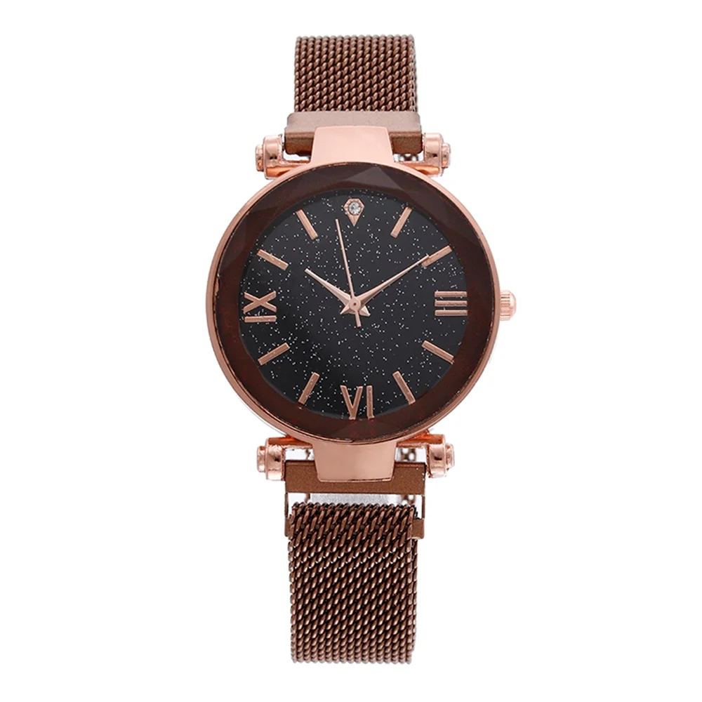 Новое поступление модные повседневные женские часы с магнитной пряжкой в виде