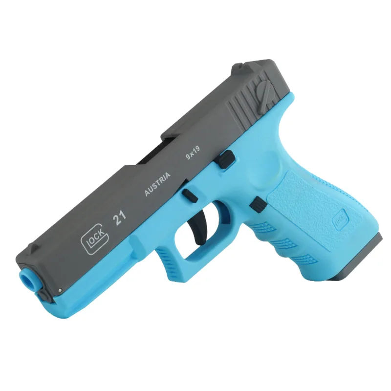 Ракушка метательный пистолет Glock игрушечный с мягкими пулями G17 Pistola Blaster пусковая