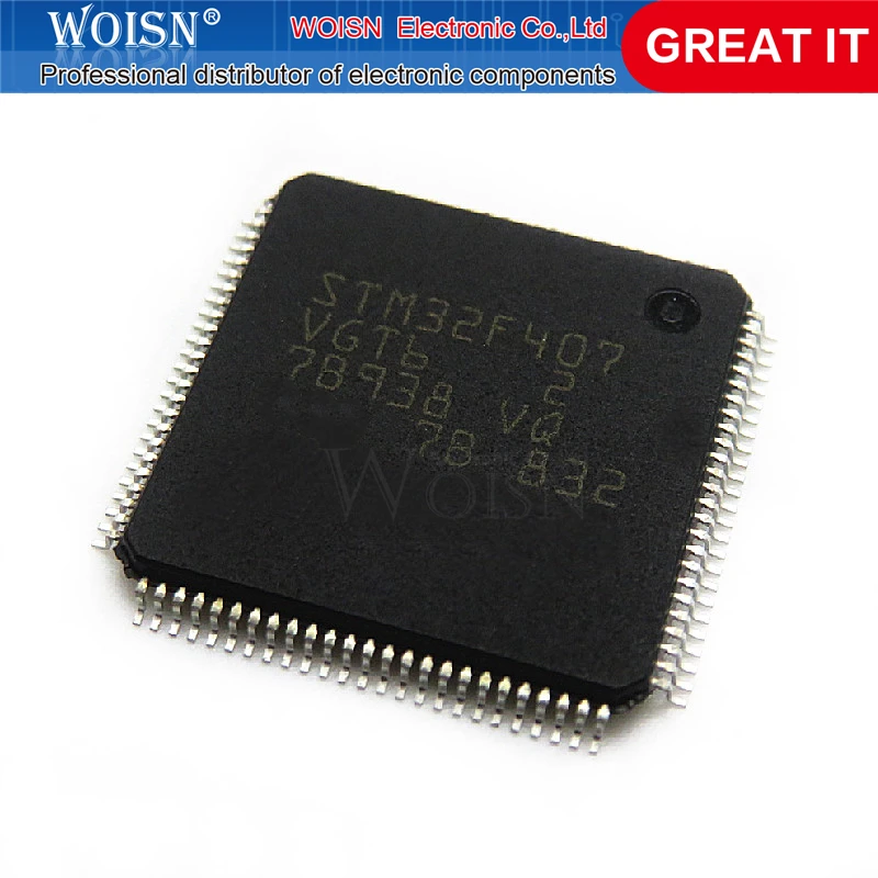 2 шт./лот STM32F407VGT6 32F407VGT6 STM32F407 TQFP-100 в наличии | Электронные компоненты и