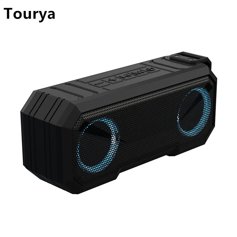 

Tourya X8 Bluetooth Speaker 3000mah Column IPX7 Waterproof Subwoofer Led Lights Portable Wireless Loudspeakers Stereo for Phone