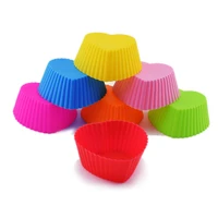 5pcs silicone cake cup liner baking cup mold muffin round cakecup cake tool bakeware baking pastry kitchen tools new